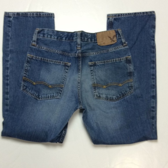 American Eagle Relaxed Straight Mens Jeans  28X29 - Picture 2 of 6